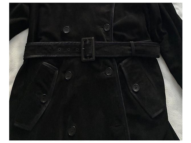Trench Coat de Ante Negro Dolce & Gabbana - vista 11