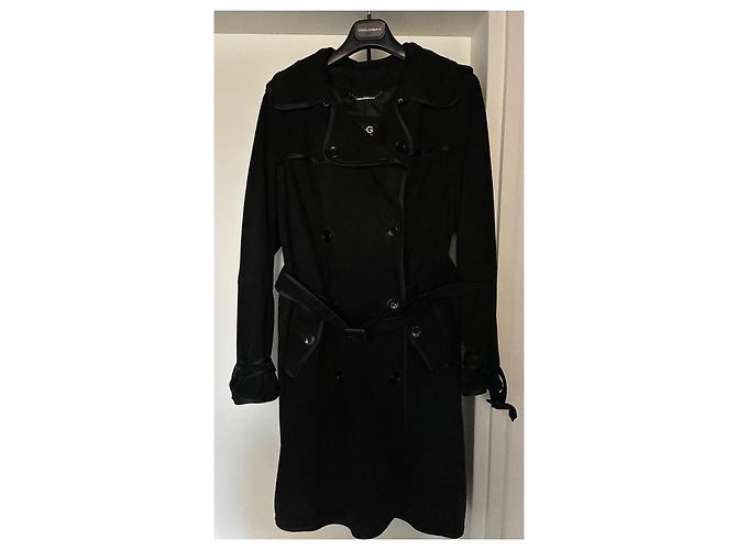 Trench Coat de Ante Negro Dolce & Gabbana - vista 2