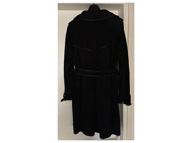 Trench Coat de Ante Negro Dolce & Gabbana - vista 3