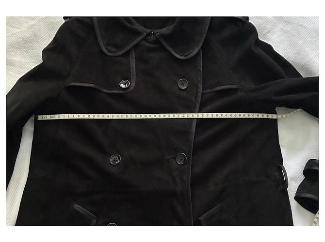 Trench Coat de Ante Negro Dolce & Gabbana - vista 6