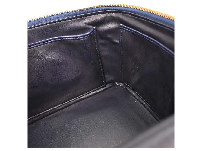 Chanel Vintage Vanity Case Printed Denim Medium Blau - Ansicht 3