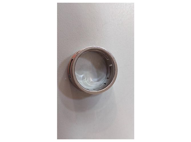 Bague Hermès Move Argent et Émail Orange Bijouterie argentée - vue 7