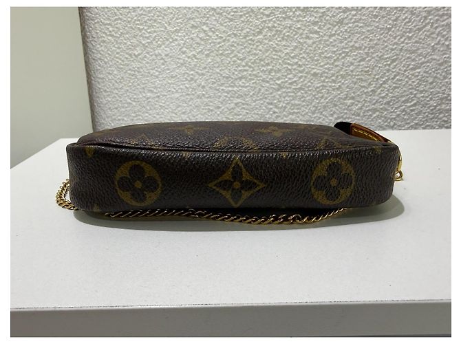 Louis Vuitton Mini Pochette Accessoires Monogram Braun Monogramm - Ansicht 6