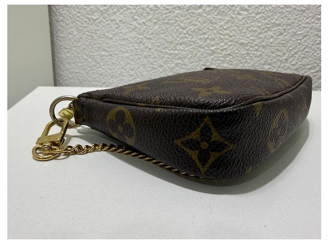 Louis Vuitton Mini Pochette Accessoires Monogram Braun Monogramm - Ansicht 7