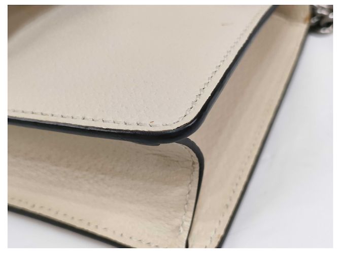 Gucci Dionysus Leather Medium Beige - vista 6