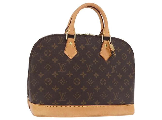 Louis Vuitton Alma Monogram Canvas PM Marron - vue 3