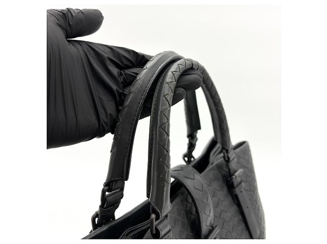 Bottega Veneta Roma Intrecciato Nappa Medium Marrone - vista 7