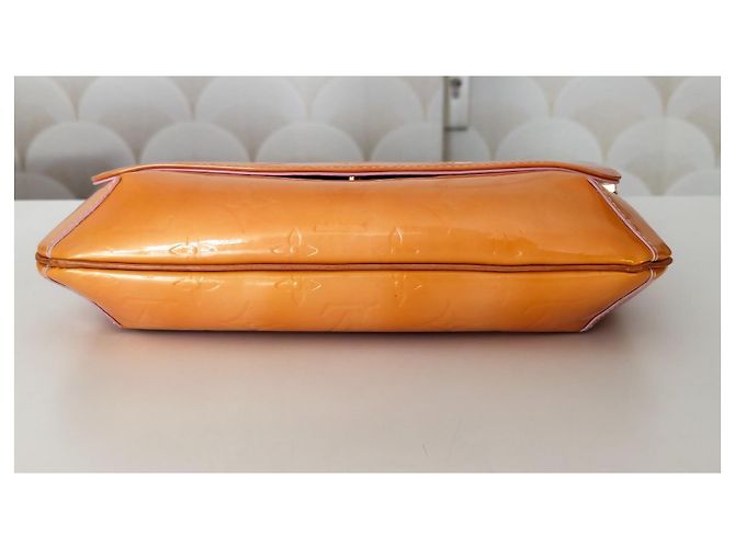 Louis Vuitton Borsa a tracolla Monogram Vernis Orange Arancione - vista 5
