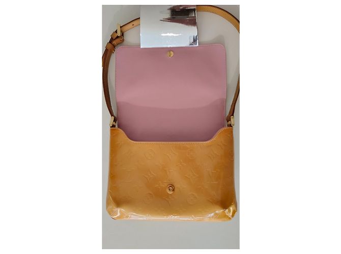 Louis Vuitton Borsa a tracolla Monogram Vernis Orange Arancione - vista 9