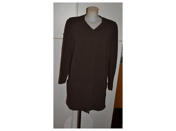 Agnona braunes Cardigan und Pullover Set - Ansicht 2