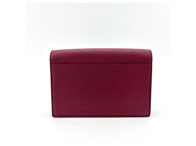 Bolsa Louis Vuitton Lockme Chain em couro Leste-Oeste Vermelho - vista 2