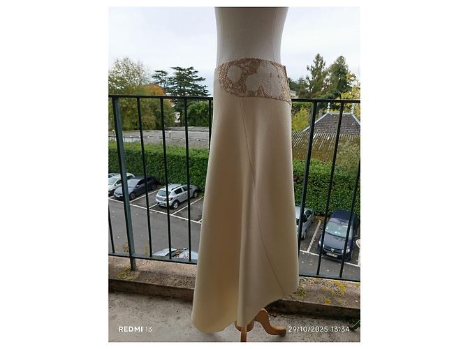 Stella Mc Cartney Falda asimétrica de lana Stella McCartney Multicolor - vista 6