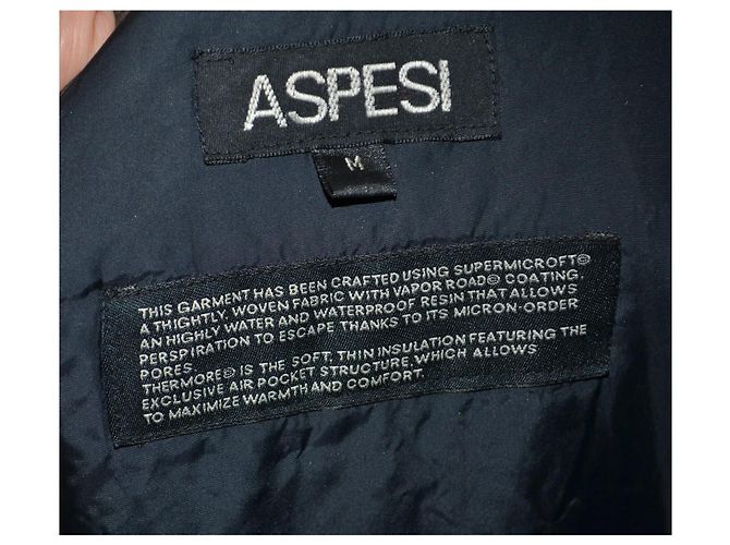 Chaqueta Aspesi Angiolina de nailon marrón con cinturón Castaño - vista 5