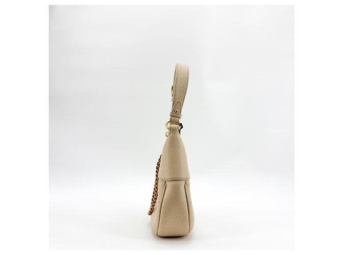 Gucci Aphrodite Leather Small Bege - vista 4