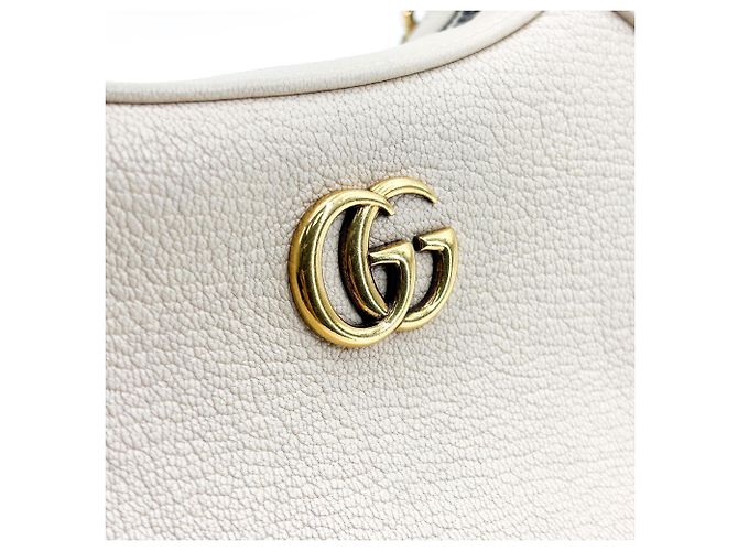 Gucci Aphrodite Leather Small Bege - vista 7