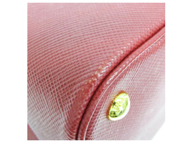 Prada Cuir Double Canvas and Saffiano Leather Medium Beige - vista 6