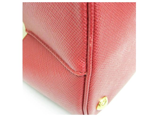 Prada Cuir Double Canvas and Saffiano Leather Medium Beige - vista 7