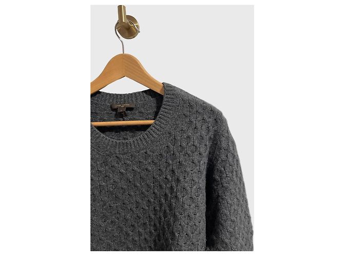 Pull Louis Vuitton gris T.S - vue 2