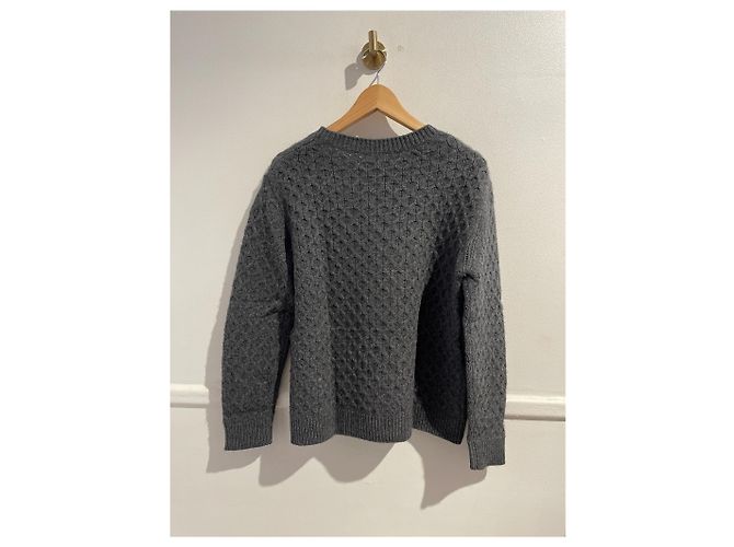Pull Louis Vuitton gris T.S - vue 3