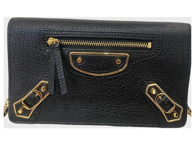 Borsa Balenciaga City Wallet nera Nero - vista 3