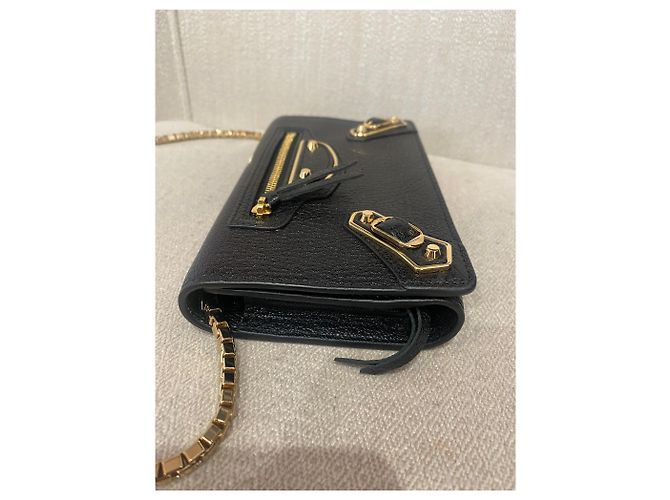 Borsa Balenciaga City Wallet nera Nero - vista 4