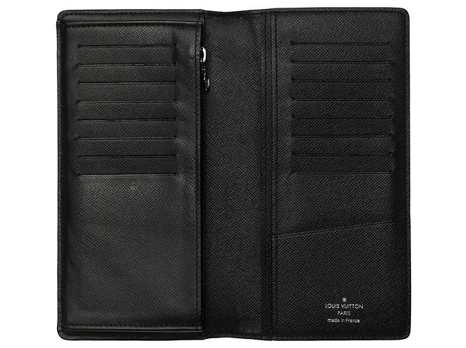 Black Louis Vuitton Monogram Eclipse Brazza Long Wallet Small Wallets - view 6