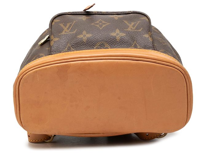 Brown Louis Vuitton Monogram Mini Montsouris Backpack - view 3