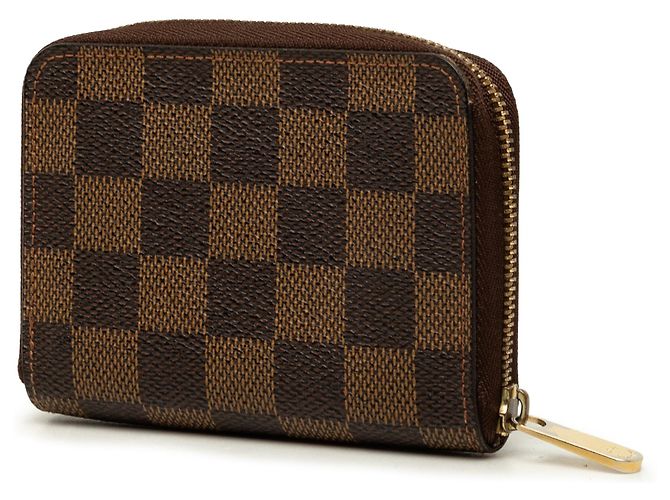 Monedero Zippy Louis Vuitton Damier Ebene Marrón Castaño - vista 2