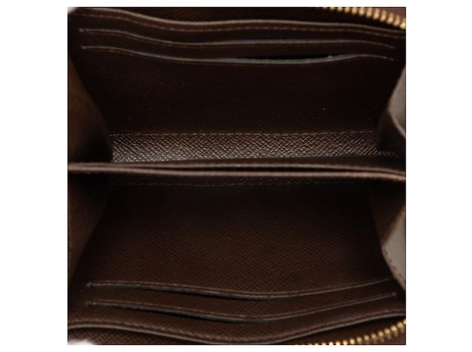Monedero Zippy Louis Vuitton Damier Ebene Marrón Castaño - vista 4