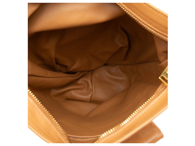 Borsa Bottega Veneta Nappa BV Twist Marrone - vista 4