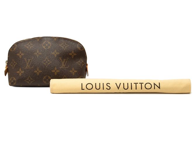 Necessaire PM Monogram Louis Vuitton castanho Marrom - vista 7