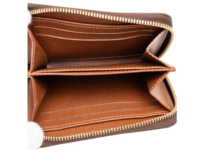 Louis Vuitton Monogram Zippy Münzbeutel Brown Braun - Ansicht 4