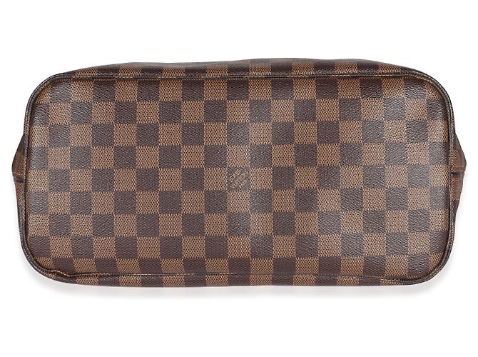 Louis Vuitton Damier Ebene Canvas Neverfull MM Marrom - vista 5
