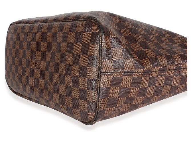 Louis Vuitton Damier Ebene Canvas Neverfull MM Marrom - vista 6