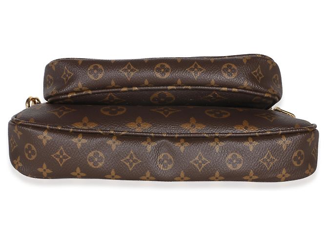 Louis Vuitton Rose Clair Monogram Canvas Multi Pochette Braun - Ansicht 6