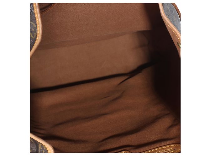 Zaino Louis Vuitton Vintage Monogram Canvas Montsouris GM Marrone - vista 5