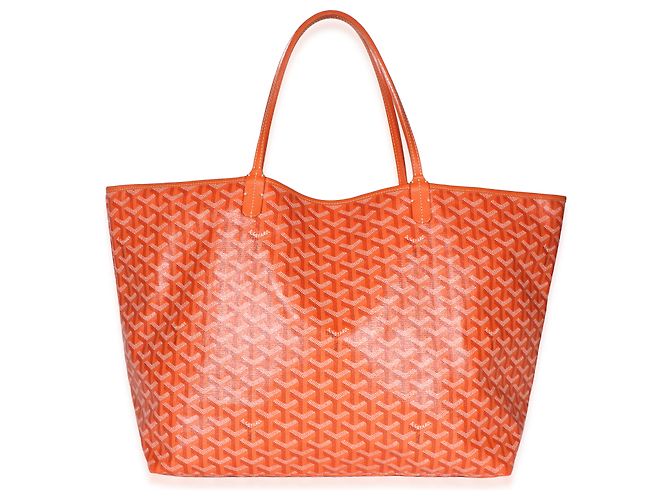 Goyard Orange Goyardine Canvas Saint Louis GM Arancione - vista 2