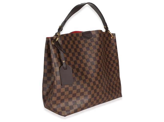 Louis Vuitton Damier Ebene Canvas Graceful MM Castaño - vista 4