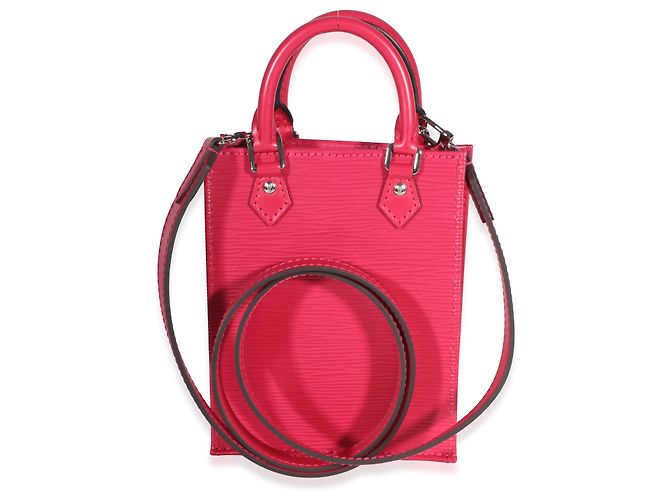 Louis Vuitton Hot Pink Epi Sac Plat XS Rosa - vista 2