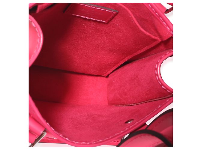 Louis Vuitton Hot Pink Epi Sac Plat XS Rosa - vista 5