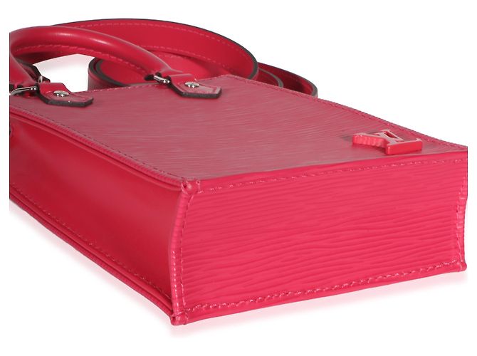 Louis Vuitton Hot Pink Epi Sac Plat XS Rosa - vista 7