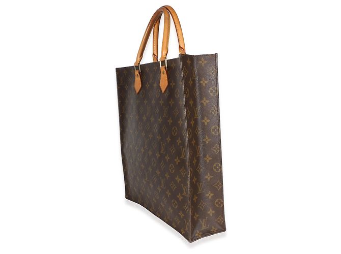 Louis Vuitton Vintage Monogram Canvas Sac Plat Tote Braun - Ansicht 3