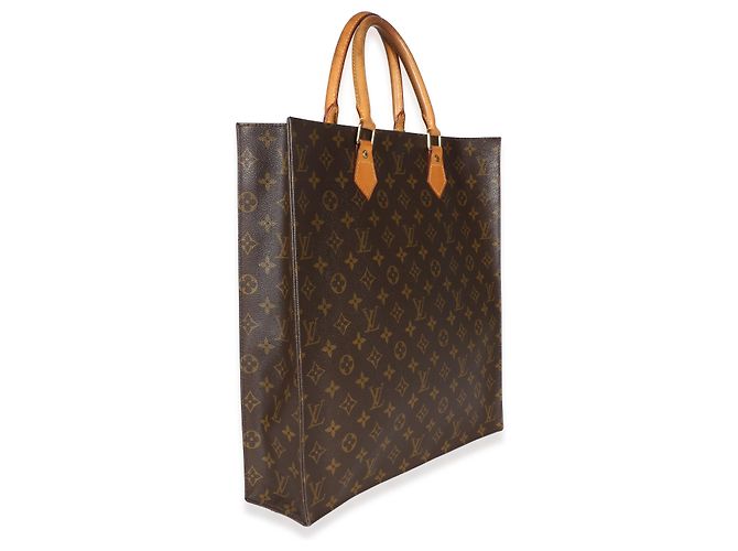 Louis Vuitton Vintage Monogram Canvas Sac Plat Tote Braun - Ansicht 4