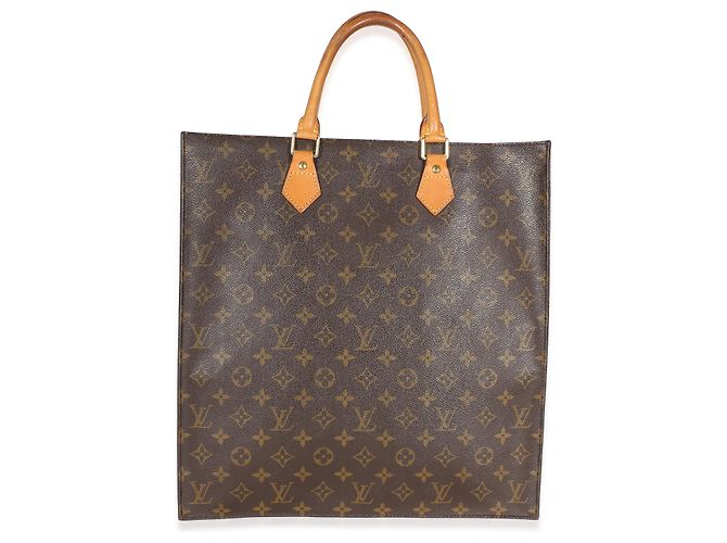 Louis Vuitton Vintage Monogram Canvas Sac Plat Tote Braun - Ansicht 8