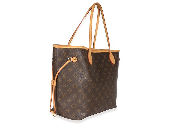 Louis Vuitton Monogram Canvas Neverfull MM Marrone - vista 4