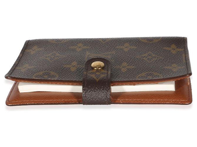 Funda de agenda Small Ring en lona Monogram Louis Vuitton Castaño - vista 6