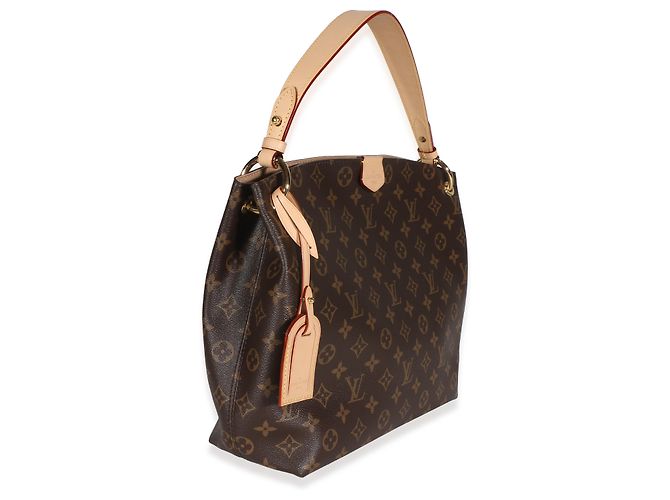 Louis Vuitton Monogram Canvas Graceful MM Marron - vue 4
