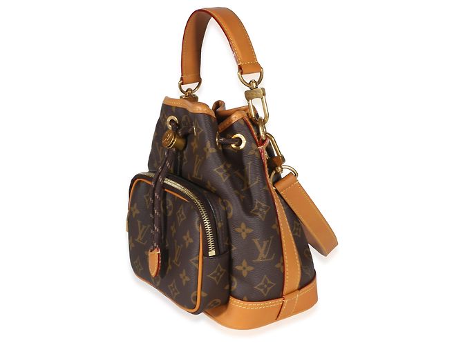 Louis Vuitton Archive Monogram Canvas Noe Cargo Marrone - vista 3
