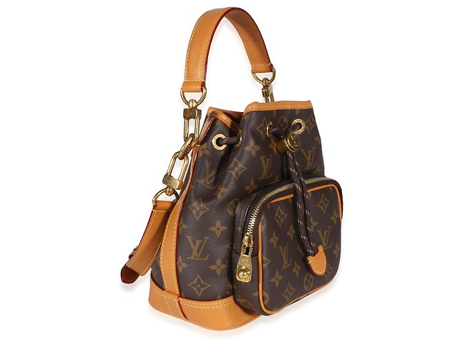 Louis Vuitton Archive Monogram Canvas Noe Cargo Marrone - vista 4