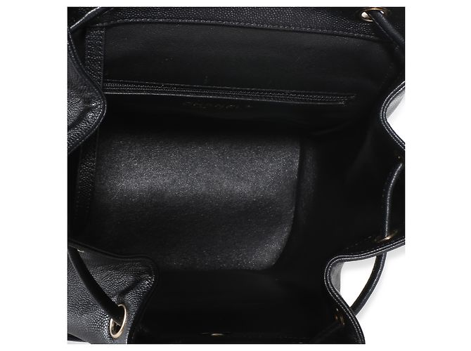 Gabrielle Chanel Black Quilted Caviar Business Affinity Backpack - view 5